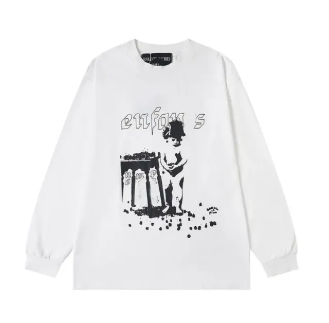 Er047 white long sleeve t