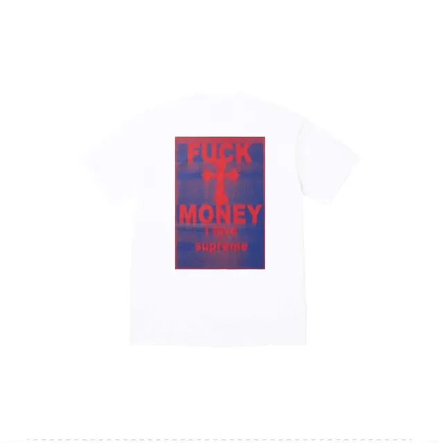 B385MONEY 后十字架 白色