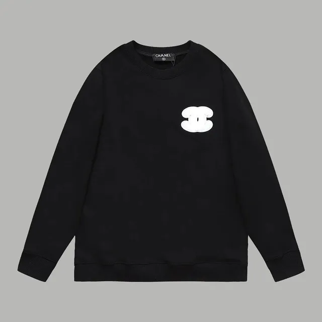 Chanel Crewneck Sweatshirt White CC Logo