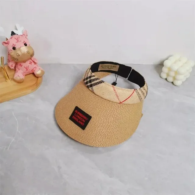 Burberry Visor Checkered Trim