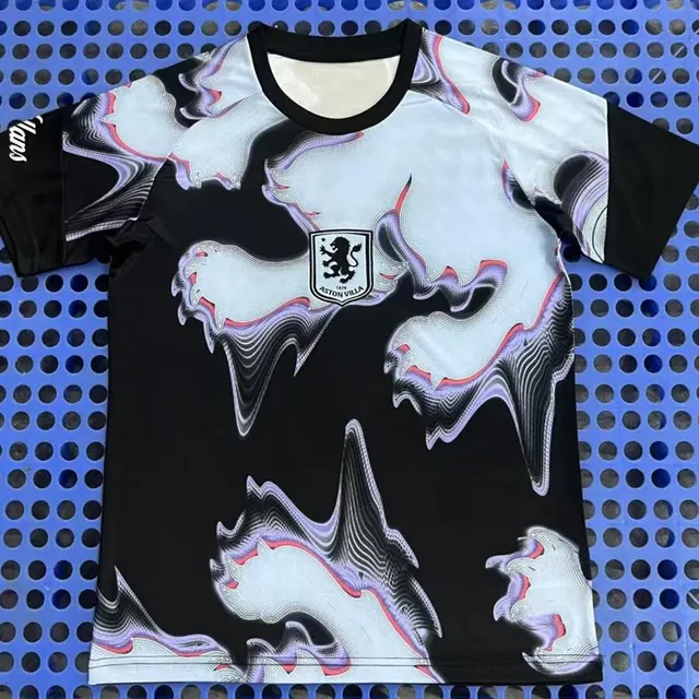 2627 Aston Villa training suit in black and white