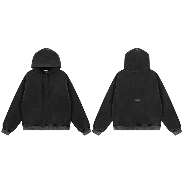 Hooded Sweatshirt Acid Wash