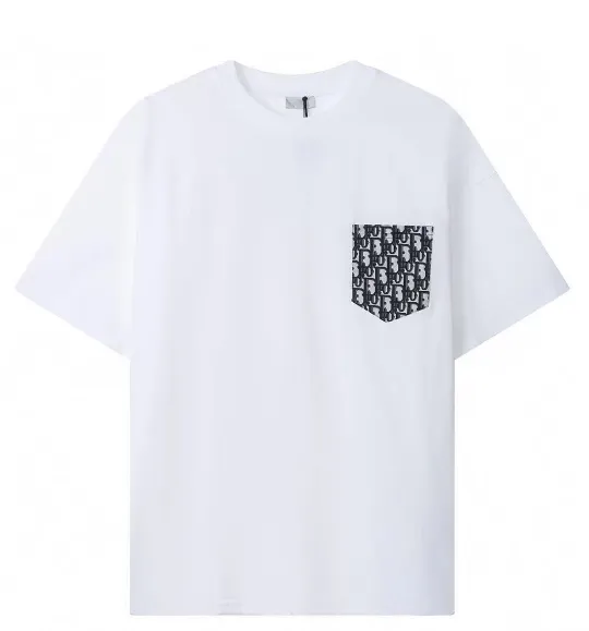 Dior Pocket T-Shirt Oblique Logo Pocket