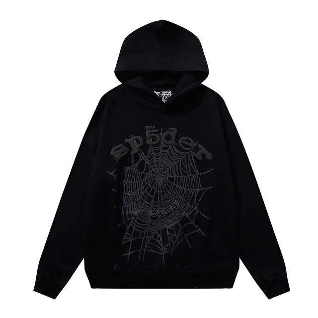 Sp5der Spider Hoodie Spiderweb Print