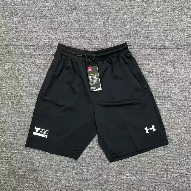 Under Armour Shorts Black with White Logo