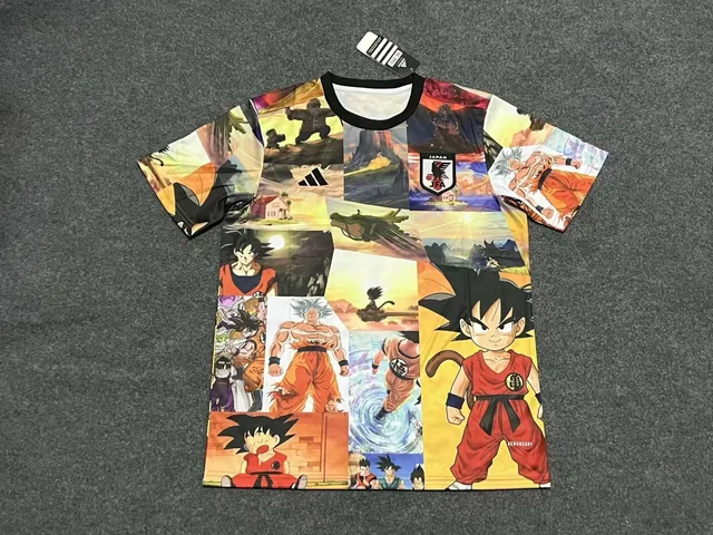 Adidas × Japan National Team Graphic T-Shirt Dragon Ball Z Collage