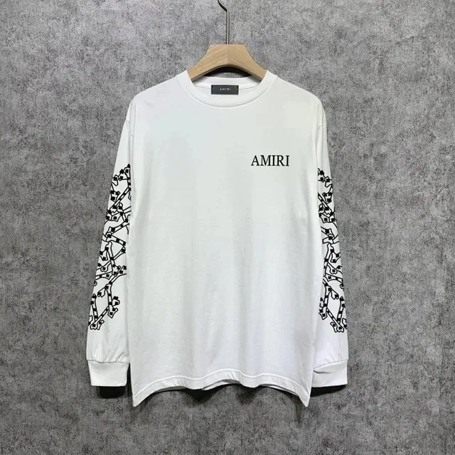 Amiri Long Sleeve Tee Chain Print