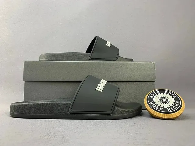 Balenciaga Slide Sandal Logo Strap