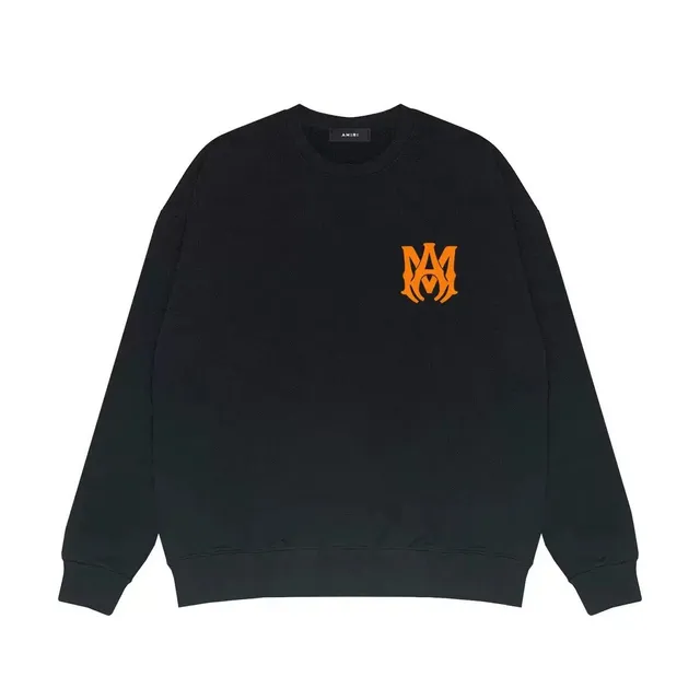 Amiri Crewneck Sweatshirt Orange Logo
