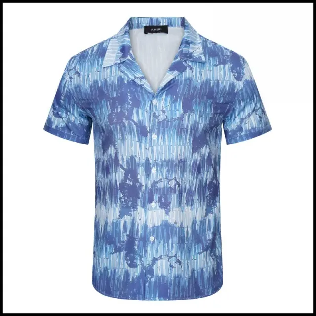 Amiri Short-Sleeve Shirt Abstract Print