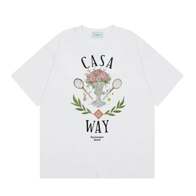Casablanca Casa Way Tee Tennis Rose Graphic