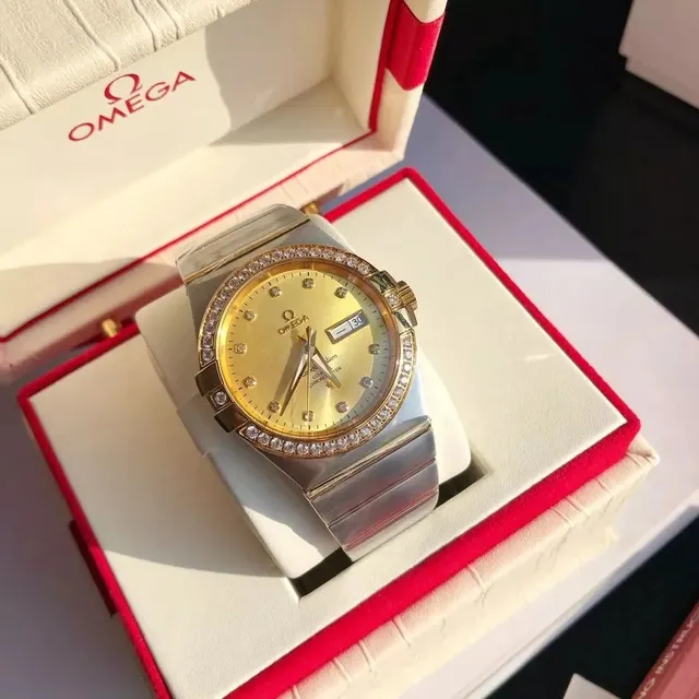 Omega Constellation Diamond Bezel