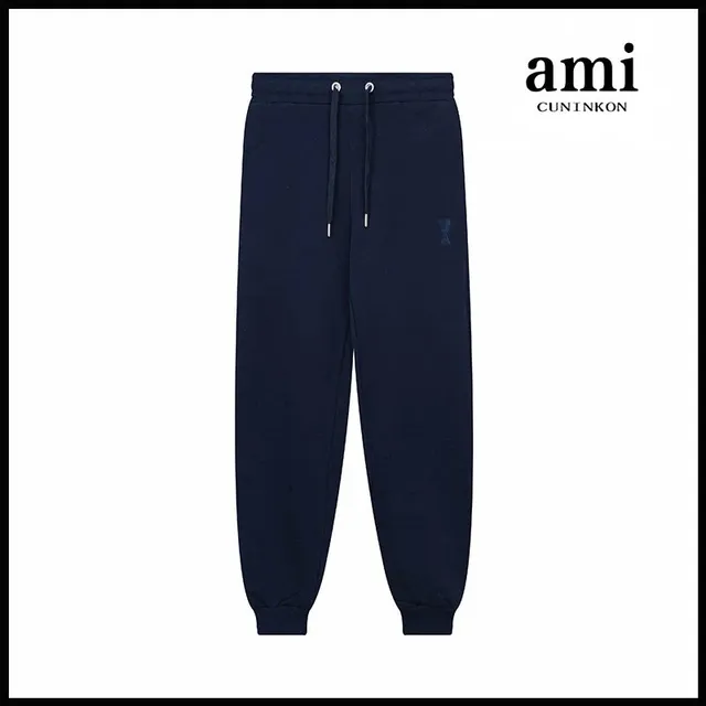 AMI Paris Jogger Pants Embroidered Logo