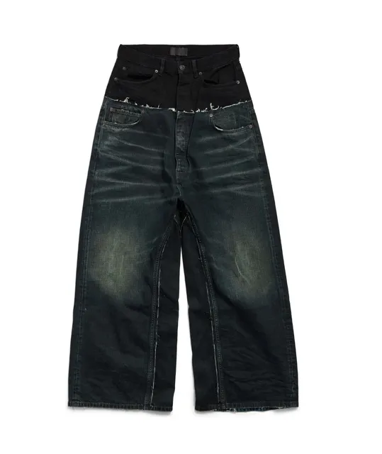 Levi's Wide-Leg Jeans Distressed Raw Hem