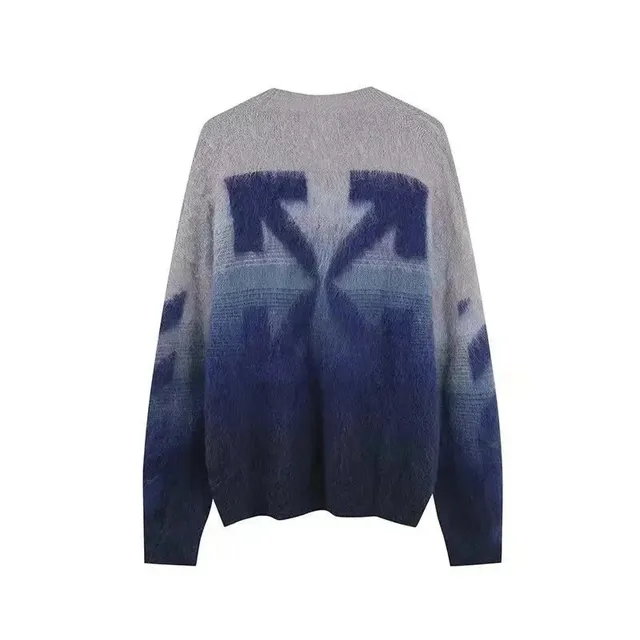 Off-White Arrow Sweater Ombre Dip-Dye