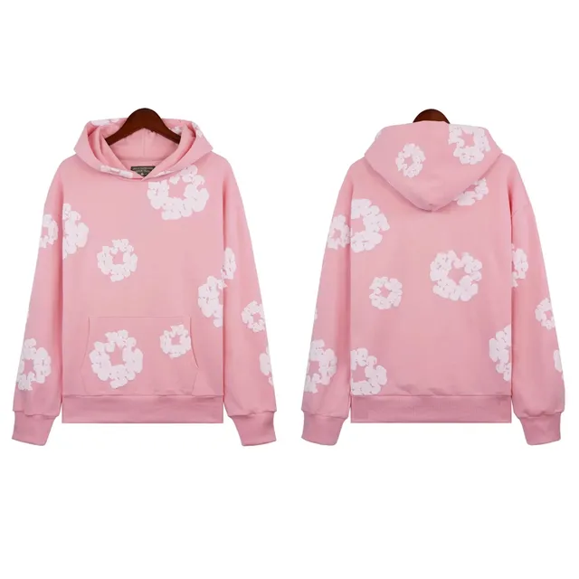Hooded Sweatshirt Floral Print