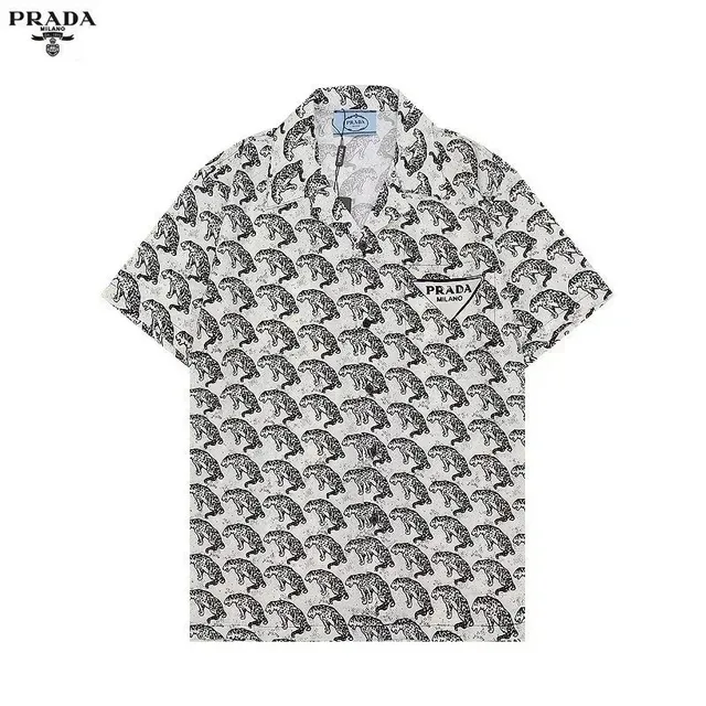 Prada Polo Shirt Leopard Print