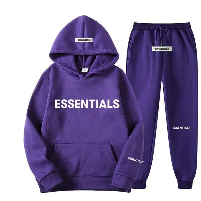 Fear of God Essentials Hoodie and Joggers Set Essentials Logo
