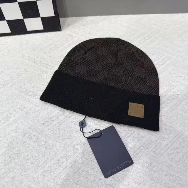 Louis Vuitton Monogram Knit Beanie Monogram Canvas