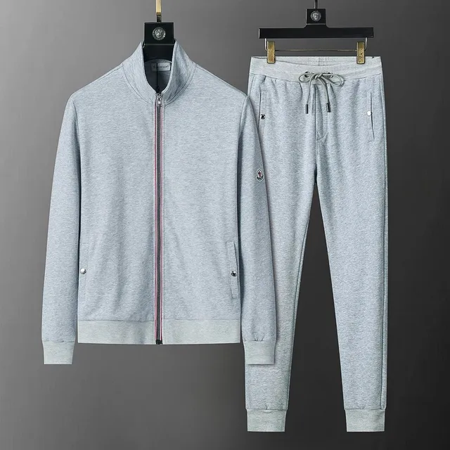 Moncler Track Suit Heather Grey