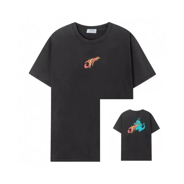 Dior Graphic T-Shirt Dragon Print