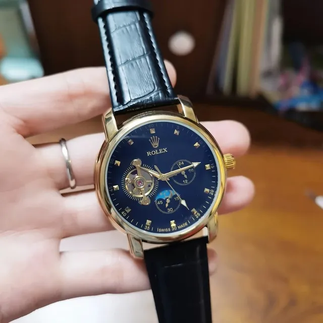 Rolex Automatic Chronograph Blue Dial with Gold Accents