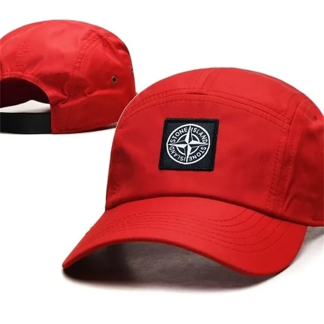 Stone Island Five-Panel Cap Compass Logo Patch