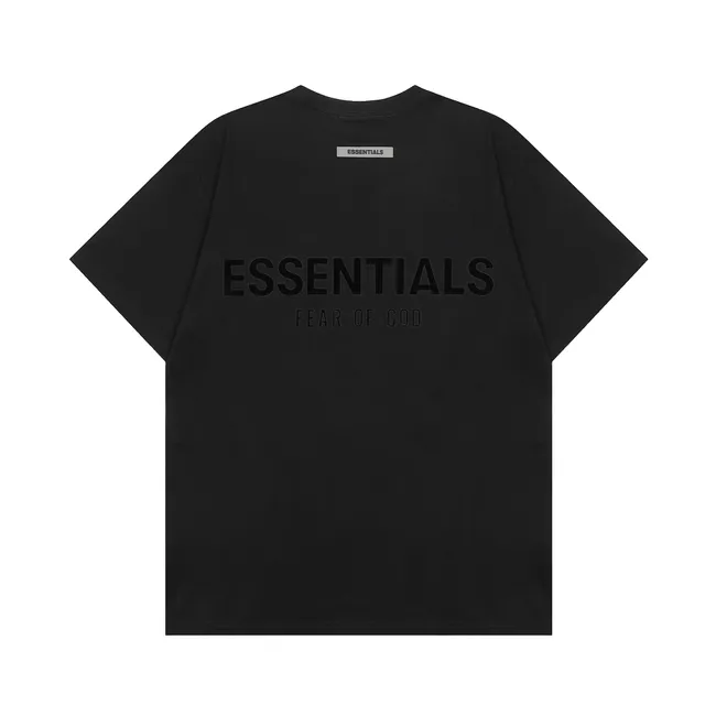 Back plush double row - black