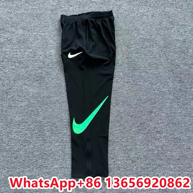 Nike Training Pants Black with Neon Green Swoosh