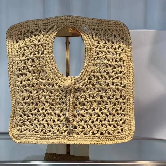 Chanel 19 Raffia Crochet