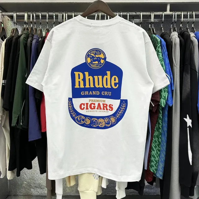 Graphic Tee Rhude Cigars Print