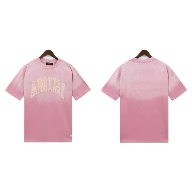 Amiri Arch Logo Tee Acid Wash