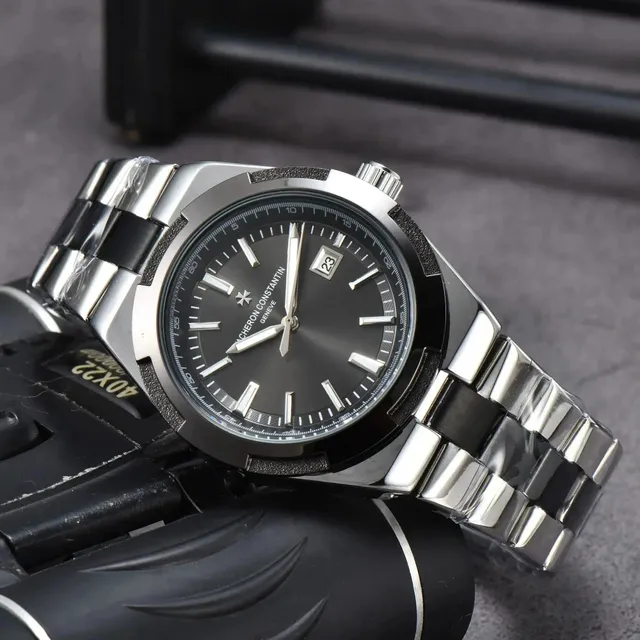 Vacheron Constantin Overseas Stainless Steel with Black Dial