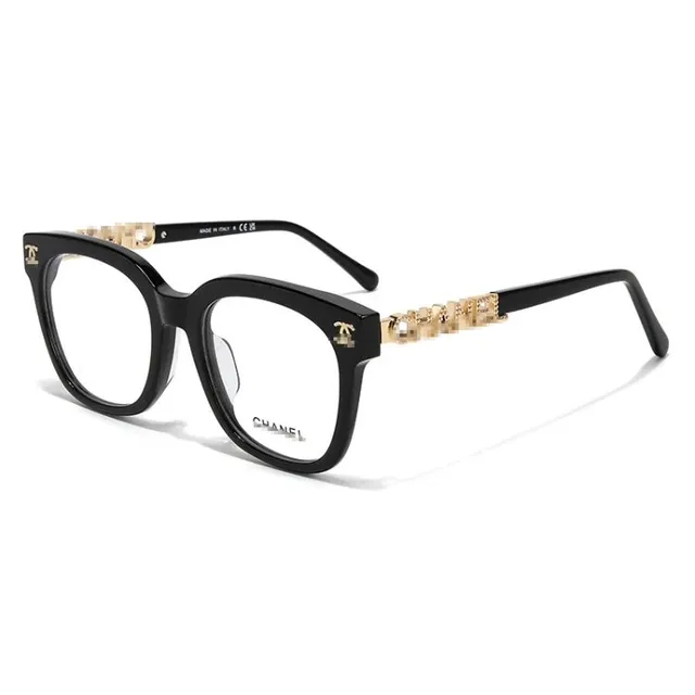 Chanel Optical Frame Gold CC Logo Detail