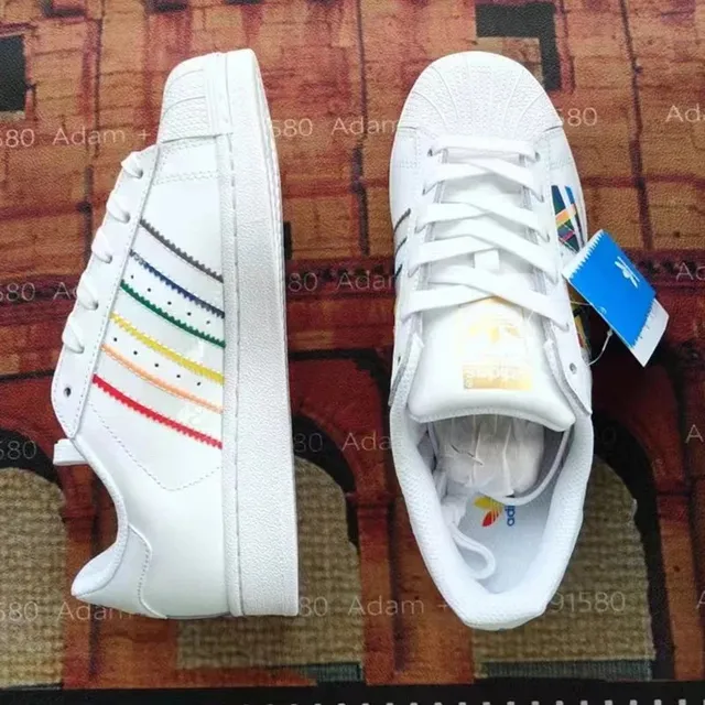 Adidas Superstar Rainbow Stripe