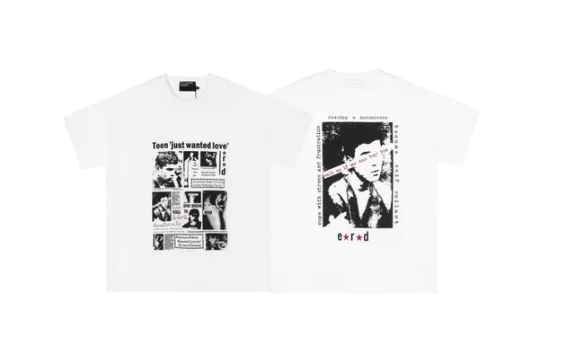 Evisu Graphic Tee Teen 'Just Wanted Love' Print
