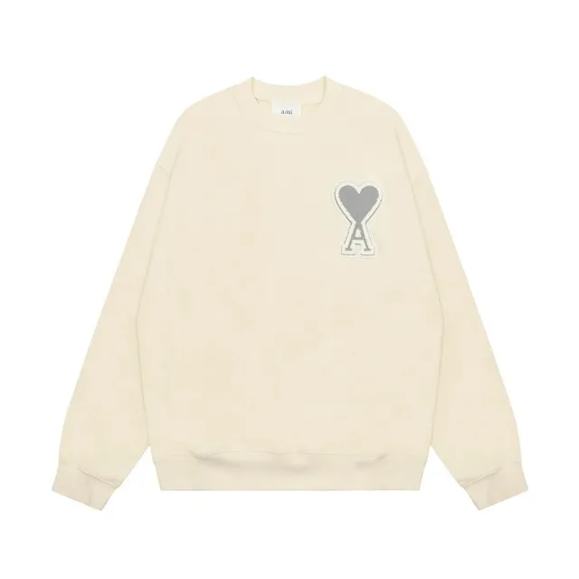 AMI Paris Crewneck Sweatshirt Heart Logo