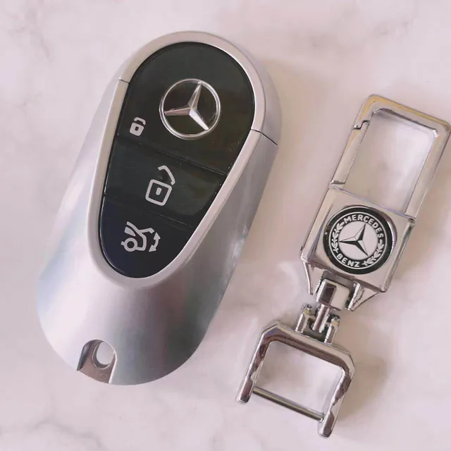 24 models of Mercedes Benz keychains with circuit boards and open teeth for key delivery