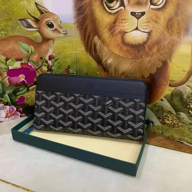 Goyard × Corteiz Zipper Wallet Goyardine Canvas