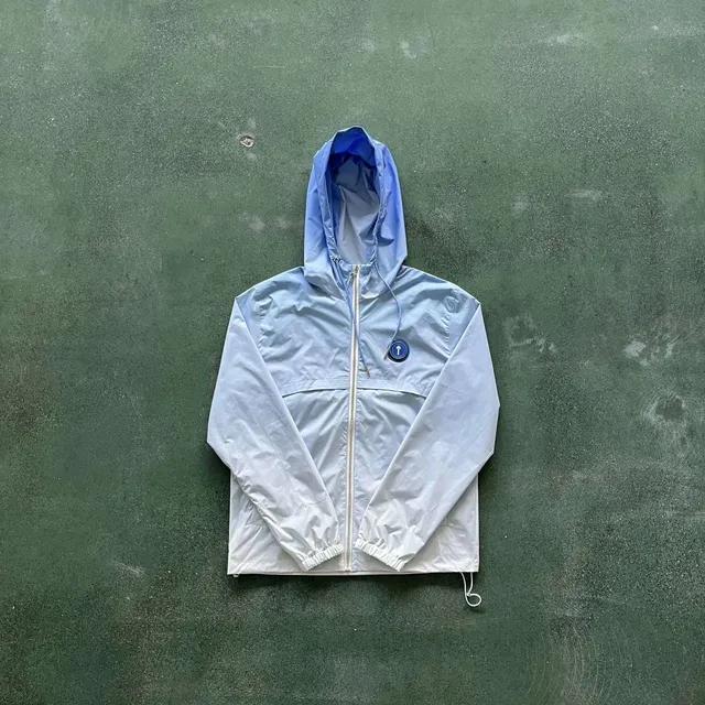 Tiffany & Co. Windbreaker Jacket Two-Tone Blue and White