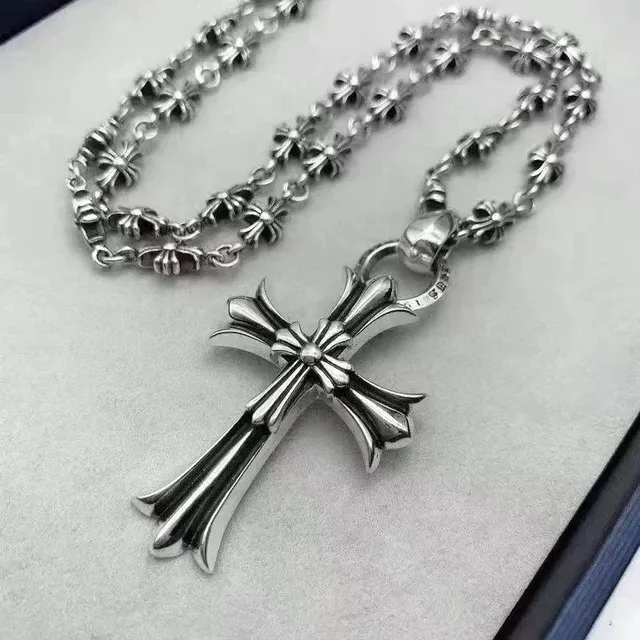 Chrome Hearts Cross Pendant Necklace Classic十字架