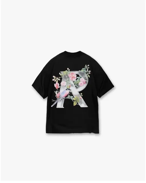 Rhude Graphic Tee Floral R Logo