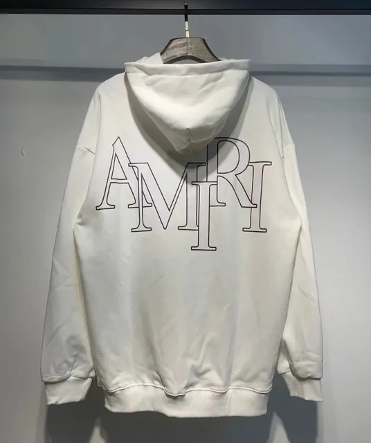 Amiri Hooded Sweatshirt Outline Logo