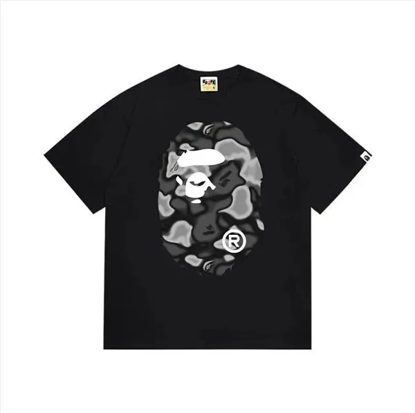 BAPE Shark Tee Camouflage Ape Head