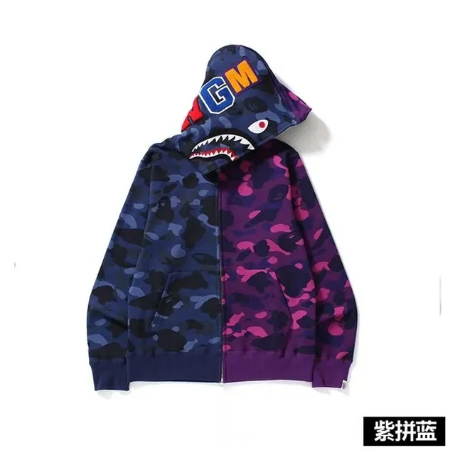 BAPE Shark Hoodie Two-Tone Camo