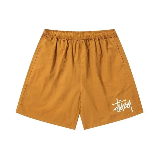 Stüssy Logo Shorts Ochre