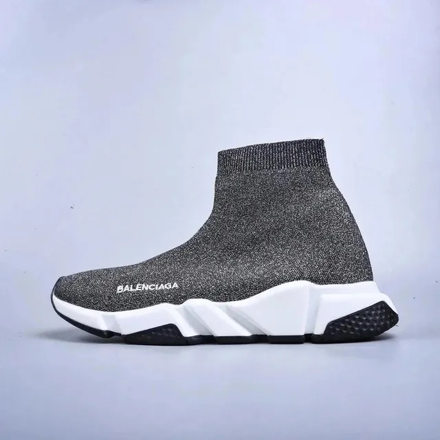 Balenciaga Speed Trainer Metallic Knit
