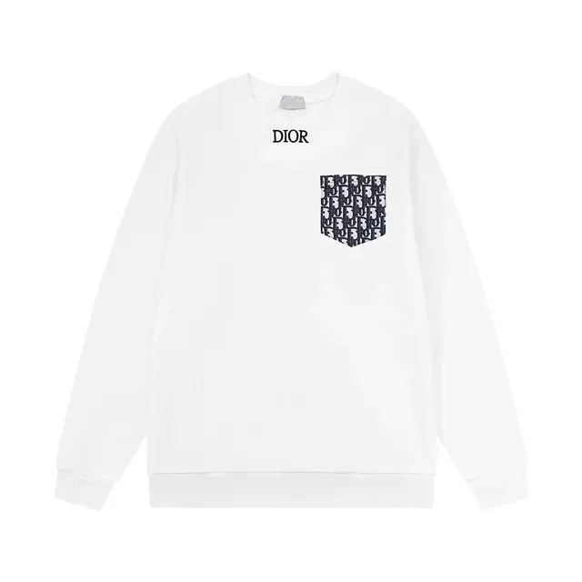 Dior Crewneck Sweatshirt Oblique Pocket