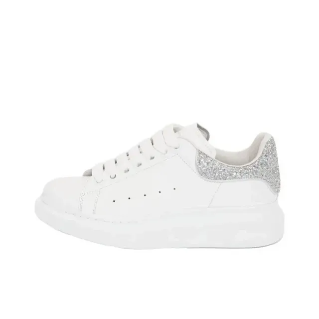 Alexander McQueen Oversized Sneaker Glitter Heel