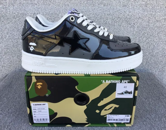 Bape Sta Glossy Black Star